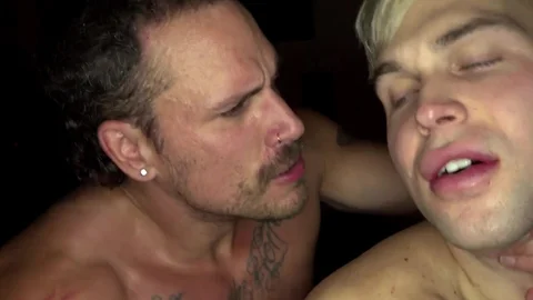 RealMenFuck: Gagging on Trent's Big Cock in the Woods